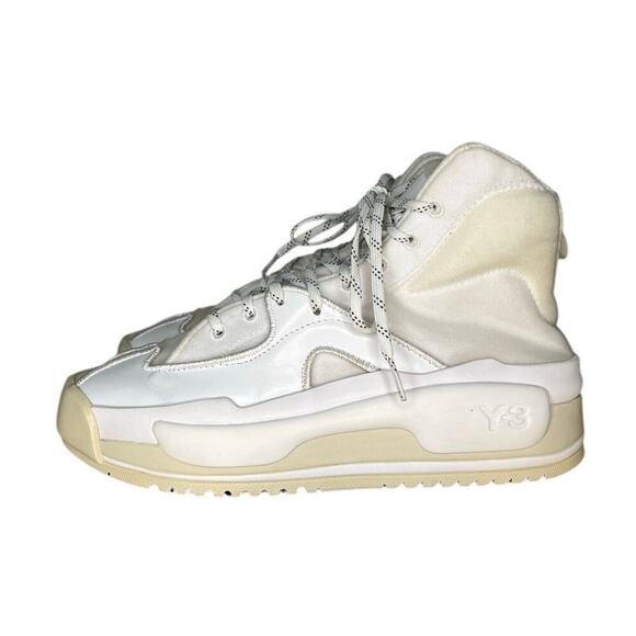 adidas Shoes - Authentic Adidas Womens Y-3 Hokori EF2635 White Lace-Up Sneaker Shoes Size 6.5